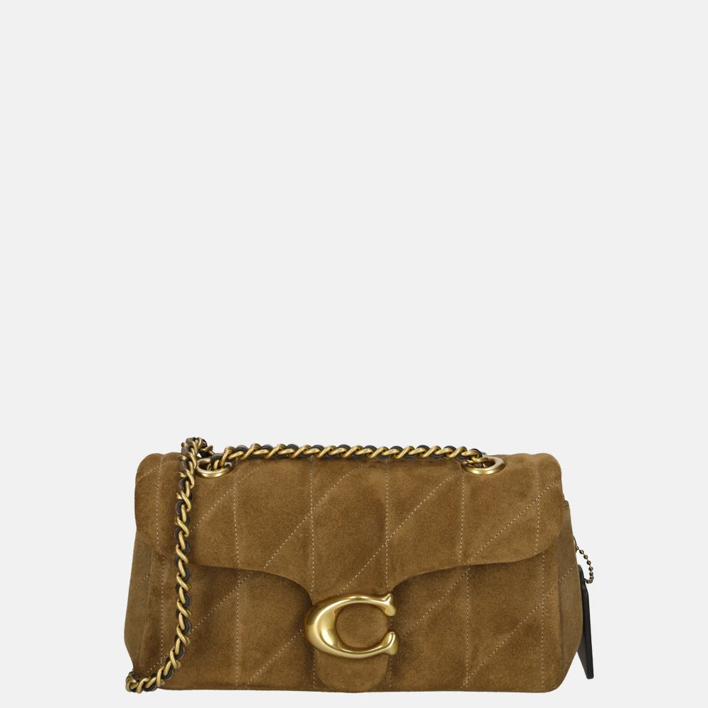 Coach Tabby suede crossbody tas 20' cedar